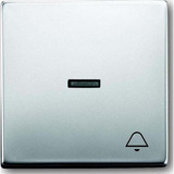 Busch-Jaeger Wippe mit Symbol Klingel edelstahl, Retail