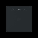 Busch-Jaeger Zentralscheibe Cardschalter 1792 U-45M, Taster schwarz, Retail