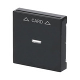 Busch-Jaeger Zentralscheibe für Cardschalter mit Symbolik und Kalotte, Abdeckung anthrazit, Retail