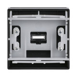 Busch-Jaeger Zentralscheibe für Cardschalter mit Symbolik und Kalotte, Abdeckung anthrazit, Retail