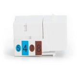 Digitus CAT 5e, Klasse D Keystone-Modul ungeschirmt weiß