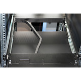 Digitus Modulare HD LCD KVM Konsole mit 19" TFT 8 Port HDMI, KVM-Switch schwarz, deutsches Tastaturlayout, 8 Port HDMI KVM-Switch, Touchpad