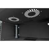 Digitus Wandgehäuse, SOHO, unmontiert - 540x400 mm (BxT) , IT-Schrank schwarz, 4 Höheneinheiten