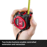 EINHELL Bandmaß, 5 Meter schwarz/rot