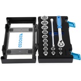 GEDORE Steckschlüssel-Satz 1/2", DMU-20, 15-teilig mit Umschaltknarre