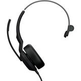 Jabra Evolve2 50, Headset schwarz, Microsoft Teams Version, Bluetooth 5.2, USB-C und USB-A, Mono