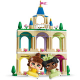 LEGO 43291 Disney Princess Die Mini-Prinzessinnen Belle und Tiana mit ihrem Schloss, Konstruktionsspielzeug 