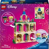 LEGO 43291 Disney Princess Die Mini-Prinzessinnen Belle und Tiana mit ihrem Schloss, Konstruktionsspielzeug 