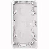Merten Aufputzgehäuse 2-fach mit Zugentlastung, glänzend, rechteckig, Polycarbonat weiß (glänzend), Retail