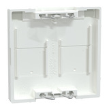 Merten Zentralplatte zweifach mit Anschlussklemmen und Beschriftungsfeld für Modular Jack weiß (glänzend), Retail