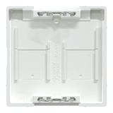 Merten Zentralplatte zweifach mit Anschlussklemmen und Beschriftungsfeld für Modular Jack weiß (glänzend), Retail