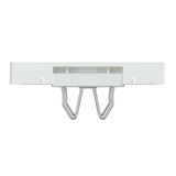 Merten Zentralplatte zweifach mit Anschlussklemmen und Beschriftungsfeld für Modular Jack weiß (glänzend), Retail