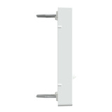 Merten Zentralplatte zweifach mit Anschlussklemmen und Beschriftungsfeld für Modular Jack weiß (glänzend), Retail