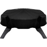 Napoleon TRAVELQ PRO285 Set, Gasgrill schwarz, inkl. Grillplatte, Warmhalter, Haube