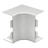 OBO Inneneckhaube zur Richtungsänderung der Wand- und Deckenkanäle WDK HI60130RW weiß, Retail