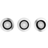 Philips Hue White Ambiance Milliskin Einbauspot 3er-Pack, LED-Leuchte silber