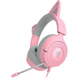 Razer Kraken Kitty V3 X Quartz, Gaming-Headset rosa/grau, 3,5-mm-Klinkenstecker
