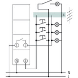 Theben Treppenlicht-Zeitschalter ELPA 8, Zeitschaltuhr Elektromechanisch