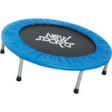 VEDES Trampolin mit 92 Zentimeter Durchmesser und 100 Kilogramm Tragkraft, Sportgerät 