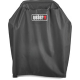 Weber Premium-Abdeckhaube für Lumin Serie mit Stand, Schutzhaube schwarz