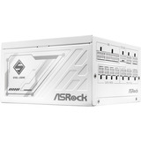 ASRock Steel Legend SL-850GW, PC-Netzteil weiß, 1x 12-Pin High Power GPU, 2x PCIe, Kabelmanagement, 850 Watt
