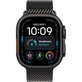 Apple Watch Ultra 4, Smartwatch Titan schwarz, 49 mm, Milanaise Armband Titan schwarz S, Cellular