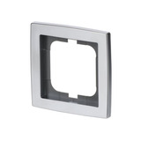 Busch-Jaeger Rahmen einfach zum Abdecken von Schaltern, Tastern und Steckdosen chrom, Retail