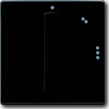 Busch-Jaeger Zentralscheibe für Dreistufen-Drehschalter, Abdeckung anthrazit, Retail