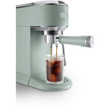 DeLonghi Dedica Duo EC890.GR, Espressomaschine hellgrün, Cold Brew