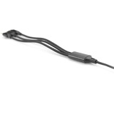 Digitus 3-in-1 Ladekabel, USB-A > Lightning + USB-C + Micro-USB schwarz, 1 Meter, PD, Laden mit bis zu 10 Watt