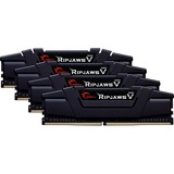 G.Skill DIMM 128 GB DDR4-3600 Quad-Kit, Arbeitsspeicher schwarz, F4-3600C18Q-128GVK, Ripjaws V