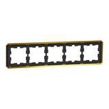 Merten D-Antik Metallrahmen fünffach gold, Retail