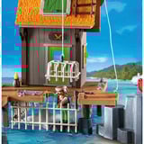 PLAYMOBIL 71792 Pirates Piratenhafen mit Seeräuber-Gefängnis, Konstruktionsspielzeug 