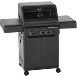 RÖSLE Gasgrill ALLFLAME Peer 3 schwarz, CRISPZONE (bis 450 °C), Vario+ Grillrostsystem