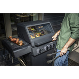 RÖSLE Gasgrill ALLFLAME Peer 3 schwarz, CRISPZONE (bis 450 °C), Vario+ Grillrostsystem