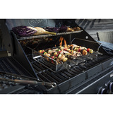 RÖSLE Gasgrill ALLFLAME Peer 3 schwarz, CRISPZONE (bis 450 °C), Vario+ Grillrostsystem