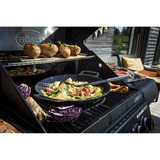 RÖSLE Gasgrill ALLFLAME Peer 3 schwarz, CRISPZONE (bis 450 °C), Vario+ Grillrostsystem