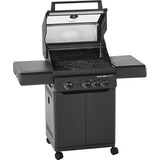 RÖSLE Gasgrill ALLFLAME Peer 3 schwarz, CRISPZONE (bis 450 °C), Vario+ Grillrostsystem