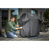 RÖSLE Gasgrill ALLFLAME Peer 3 schwarz, CRISPZONE (bis 450 °C), Vario+ Grillrostsystem