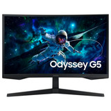 Samsung Odyssey G5 S27CG554EU Generalüberholt, Gaming-Monitor 68 cm (27 Zoll), schwarz, QHD, VA, Curved, DP, HDMI, 165Hz Panel