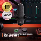 SteelSeries Alias Pro, Mikrofon schwarz, XLR, USB-C, Klinke