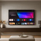 Telefunken D43U790B2CW, LED-Fernseher 108 cm (43 Zoll), schwarz, UltraHD/4K, Tripple-Tuner, SmartTV, VIDAA-Betriebssystem