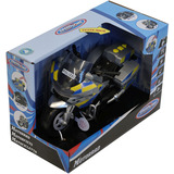 VEDES Speedzone Polizeimotorrad 18 Zentimeter mit Licht und Sound, Freilauf, Modellfahrzeug 