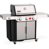 Weber Gasgrill Genesis S-335 edelstahl, mit CRAFTED Basis-Rahmen und Sear Zone