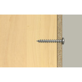 fischer Spanplattenschraube PowerFast II 3,5x16 Halbrundkopf TX 200 Stück, mit Vollgewinde, Edelstahl A2
