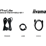 iiyama G-Master GC2784HSU-B1, Gaming-Monitor 68.6 cm (27 Zoll), schwarz, FullHD, Curved, Free-Sync Premium, USB-Hub, 240Hz Panel