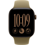 Apple Watch Series 12, Smartwatch bronze, Aluminium, 42 mm, Sportarmband Oliv M/L