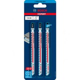 Bosch Professional EXPERT Carbide Stichsägeblatt T 341 HM 'Fiber Plaster' 3 Stück