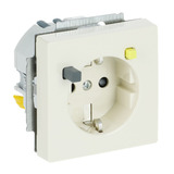 Busch-Jaeger Busch-J. FI-SCHUKOMAT Einsatz elfenbein weiá 3120 EUCB-82, Steckdose weiß, Retail