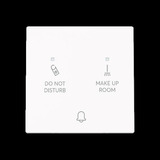 Busch-Jaeger Klingeltaster Do Not Disturb Make Up Room Flureinheit 24 Volt weiß, Retail